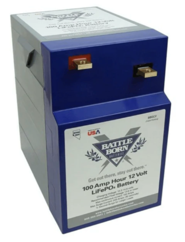 BattleBorn 100Ah 12V GC2 LiFePO4 Deep Cycle Battery | BBGC2