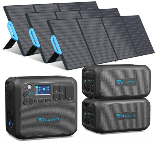 BLUETTI AC200MAX + 2*B230 + 3*PV200 | HOME BATTERY BACKUP