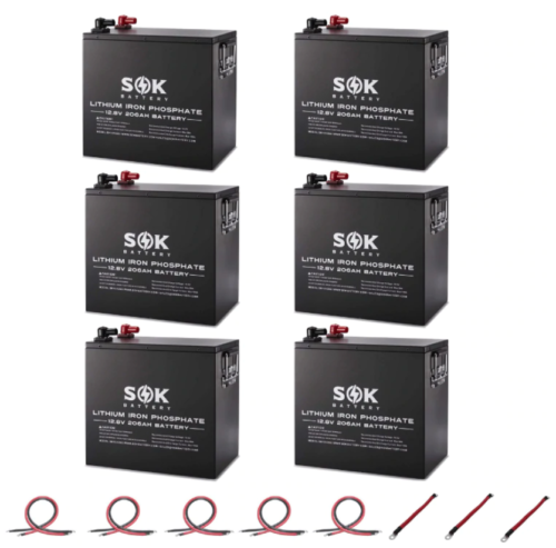 Complete Off-Grid Solar Kit – 6,000W 120/240V Output 24VDC / [7.2Kwh-15.8Kwh Battery Bank] + 6 x 200 Watt Solar Panels | [OGK-10]