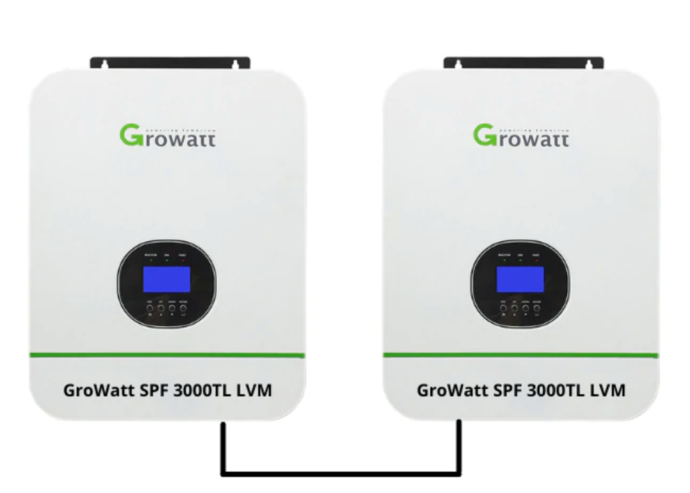 2 x Growatt SPF 3000TL LVM series inverter