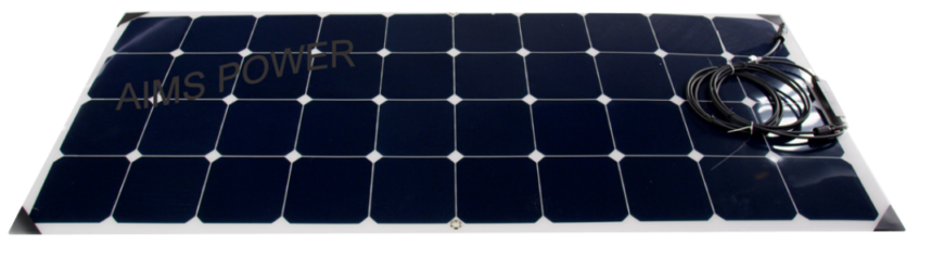 130 Watt Flexible Bendable Slim Solar Panel Monocrystalline