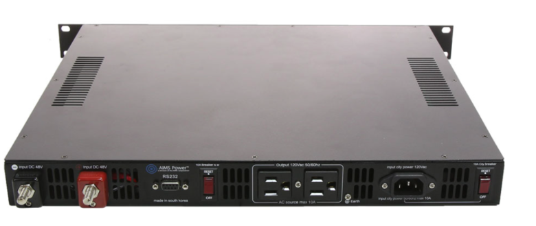 1000 Watt 48 Volt Rack Mount Inverter To 120 Volt AC – 1U